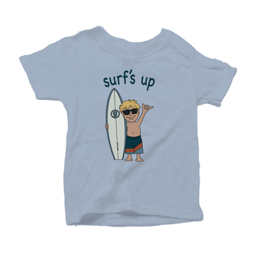 Surfs Up Boy Organic Cotton Tee